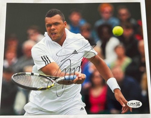 Wilfried tsonga autographed - jo-wilfried,