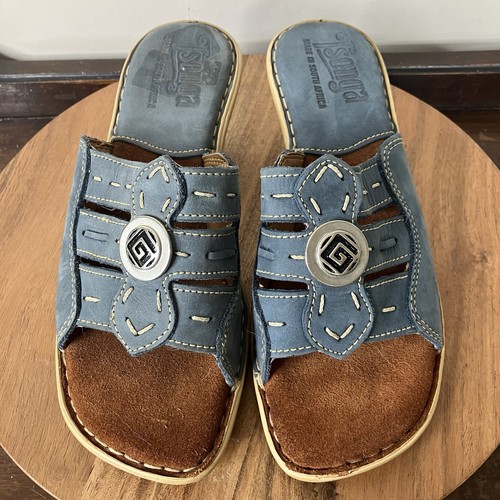 Tsonga blue leather - tsonga, heels