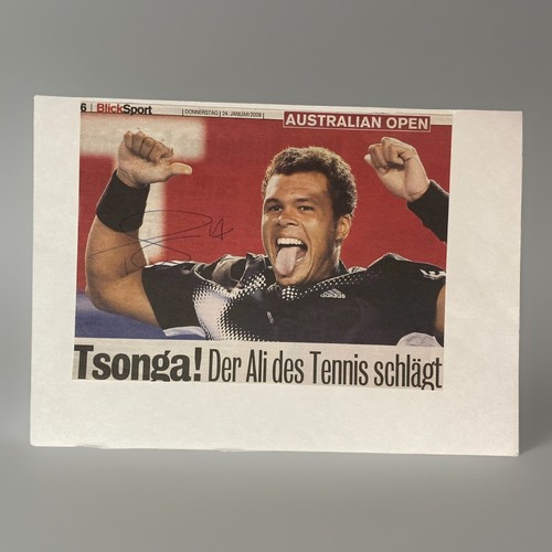 Wilfred tsonga signed - tsonga,